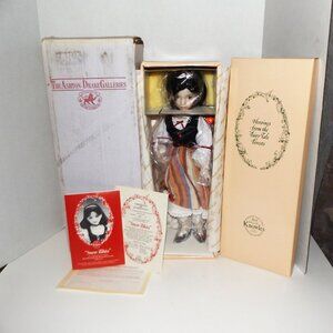 1990 Knowles 15” Snow White Porcelain Doll Dianna Effner Artist New Other